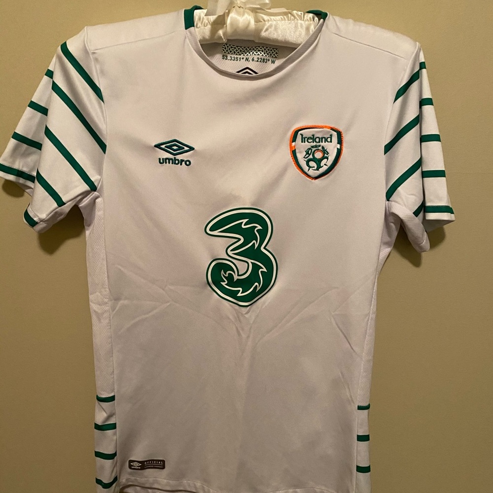 Ireland Football Jersey Size Youth Large Umbro